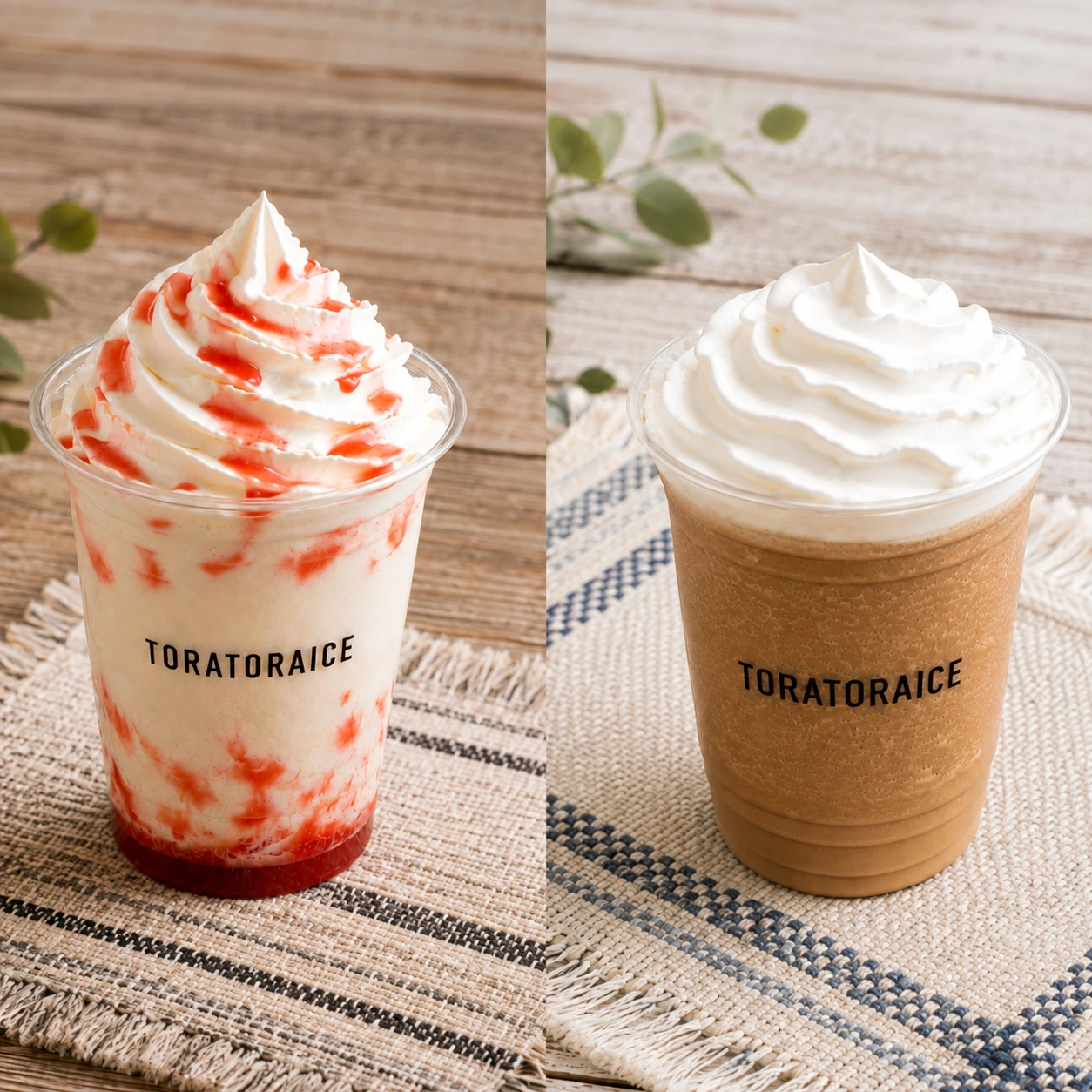 Strawberry and coffee Torappuccino